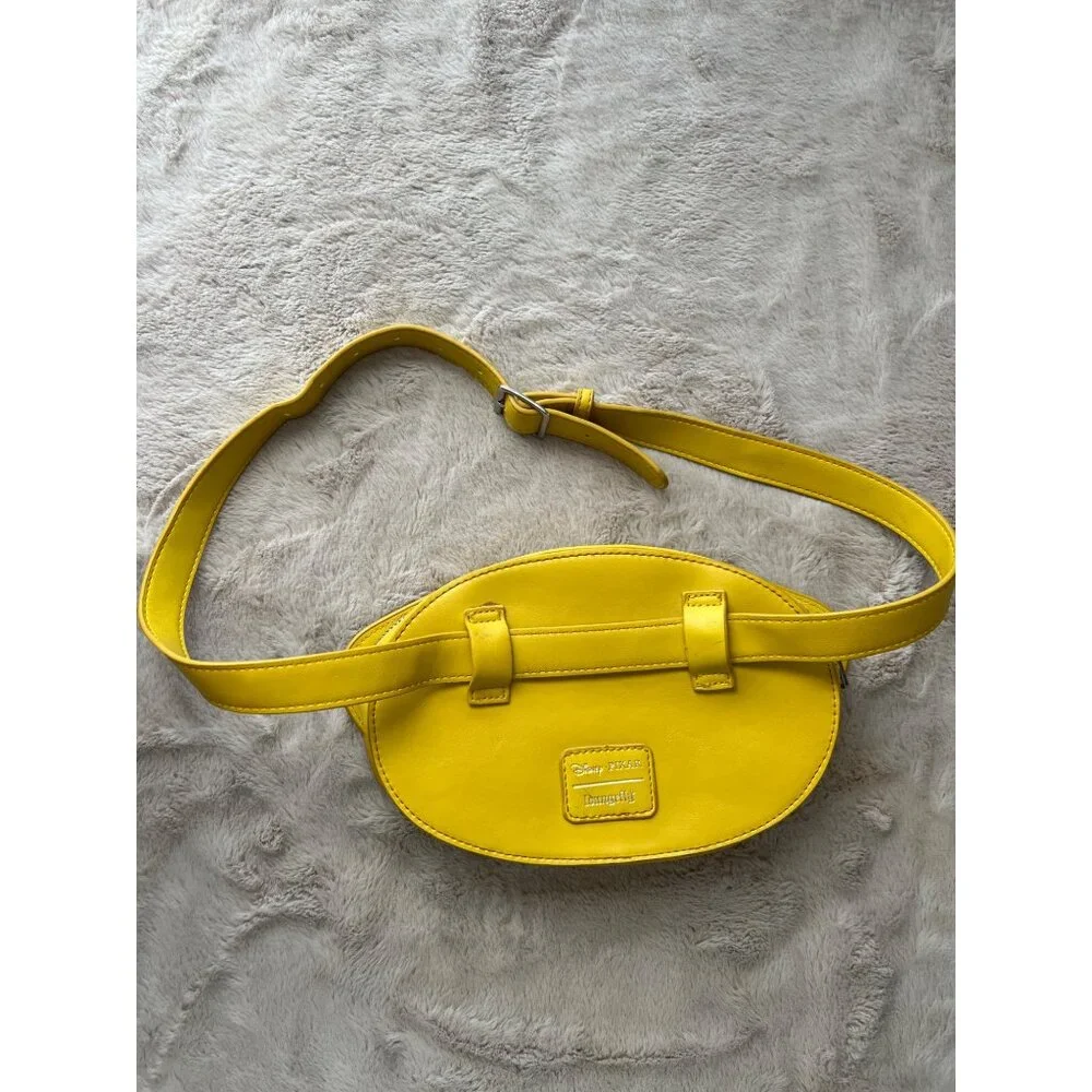 Disney Pixar Wall-E Loungefly Belt Bag Yellow Faux Leather Adjustable Strap